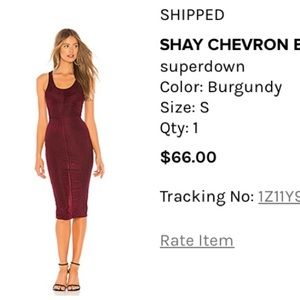 Women’s By The Way burgundy dress size Small
